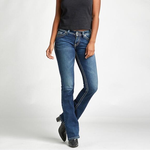 Silver Jeans Suki Bootcut Size 28 Short‎ NWT in packaging - Picture 2 of 7